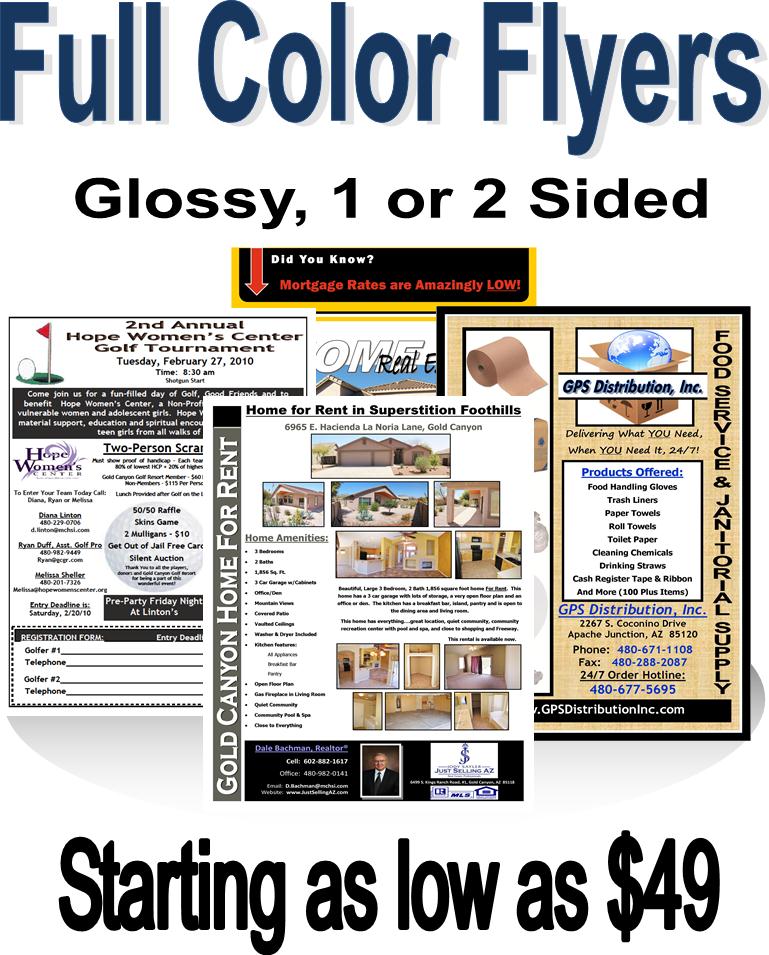services color flyers apache junction